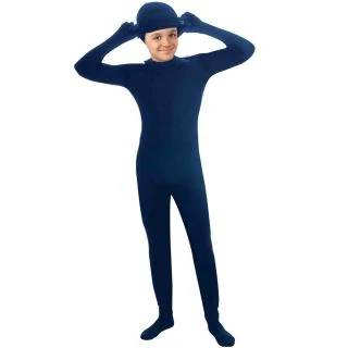 Blue I'm Invisible Skin Suit for Kids