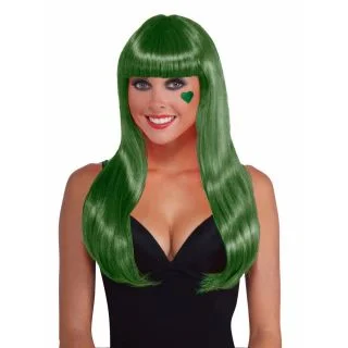Long Green Wig Accessory