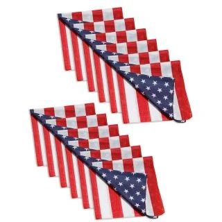 Red White & Blue Bandana 12 Pack Kit