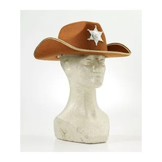 Cowboy Badge and Hat Kit for Child