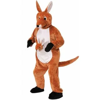 Adult Jumpin' Jenny Kangaroo Mascot Costume