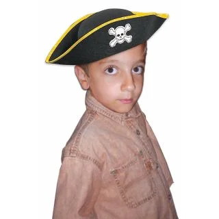 Kid's Tri-corner Pirate Hat