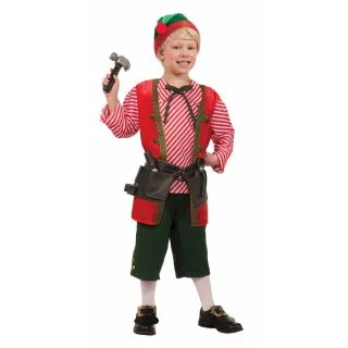 Toy Maker Elf Child Costume
