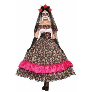 Day of the Dead Spanish Lady Adult Costume