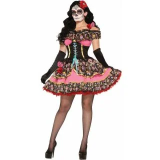 Adult Day of the Dead Senorita Sexy Costume