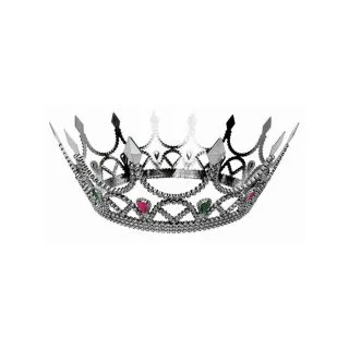Royal Queen Crown Silver Accessory