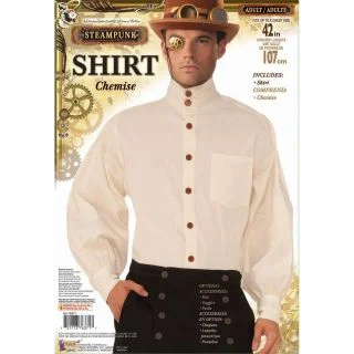 Men's Beige Steampunk Shirt