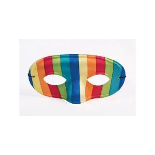 Rainbow Domino Mask Costume Accessory