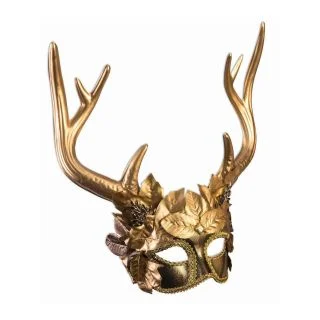 Mythical Creatures Golden Faun Mask