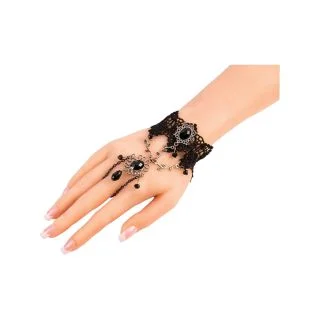 Queen in Mourning Hand Jewelry