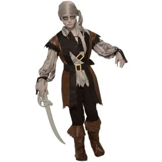 Boy's Zombie Pirate Costume