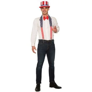 Patriotic Collar and Suspenders Set