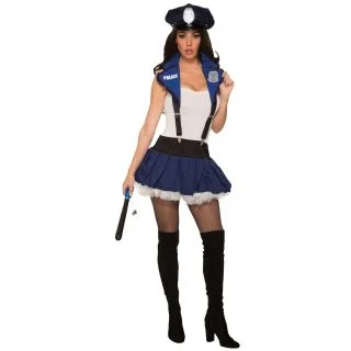 Police Pet Collar and Suspenders Set