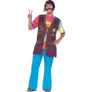 Adult's Faux Leather Hippie Vest