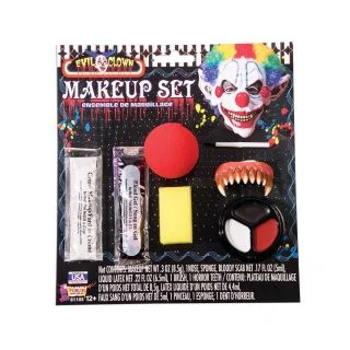 Full Evil Clown Make-Up Kit