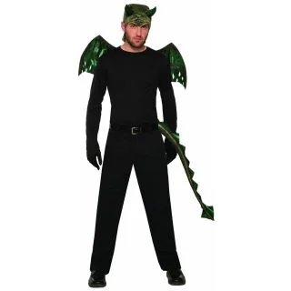 Adult Green Dragon Wings Accessory