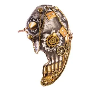 Adult Steampunk Gear Half Mask
