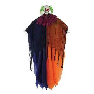 57 Light-Up Evil Clown Hanging Party Decoration