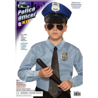 Kid's Police Officer Costume Kit