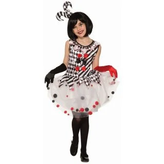 Harlequin Clown Costume for Kids