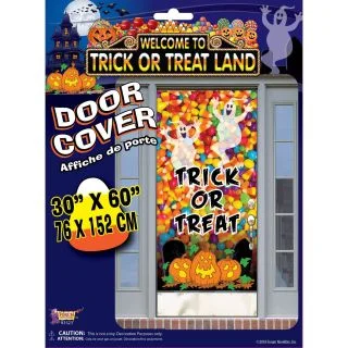 Door Cover - Trick or Treat Land