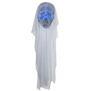 Giant Light Up Face Prop - Ghost Decoration