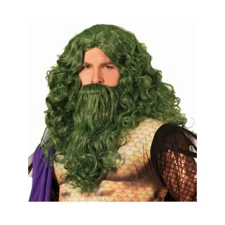 Dark Neptune Green Wig