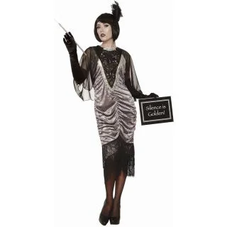 Women's Silent Movie Flapper Costume