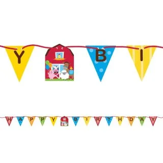 Farmhouse Ribbon Banner Decoration (Each)