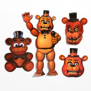 Five Nights at Freddy's Freddy Character Cutouts (4 Pieces)