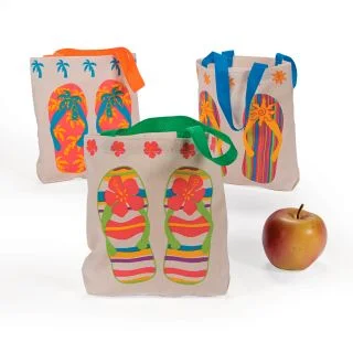 Flip Flop Favor Tote (12 Pack)