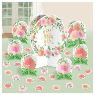 Floral Baby Centerpiece Decoration Kit