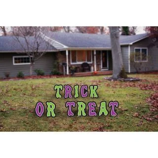 Trick Or Treat Yard Décor Sign