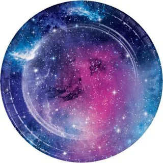 Galaxy Party 7" Dessert Plate (8)