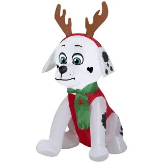 3.5 Ft. Tall X 2 Ft. W Christmas Airblown-Marshall W/Antlers and Scarf