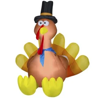 8 Ft. Airblown Inflatable Harvest Turkey