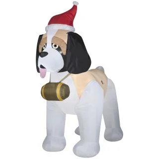 9 foot Inflatable Saint Bernard