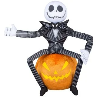 NBC Jack On Pumpkin 18 Plush Front Door Greeter