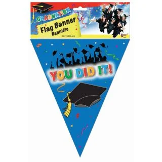 Graduation 12' Flag Banner