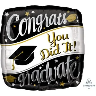 Graduation 18" Foil Balloon On Your Way (1)