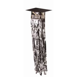 Graduation Cap Dangling Tinsel Decoration