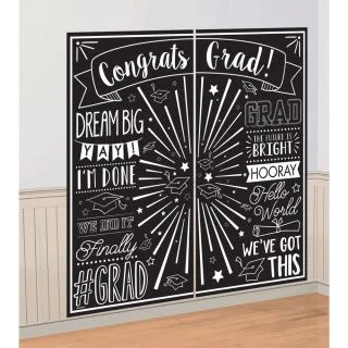Graduation Scene Setter Wall Decorating Kit