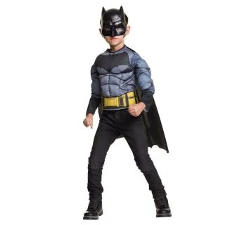 Child Deluxe Muscle Chest Batman Shirt Costume Set