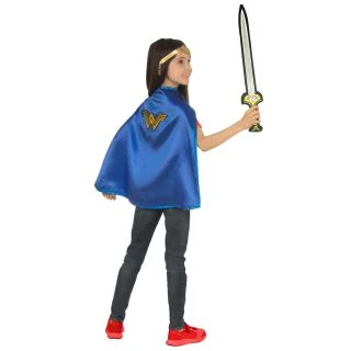 Girls Wonder Woman Cape and Sword Set