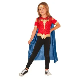 Girls Wonder Woman Costume Top Set