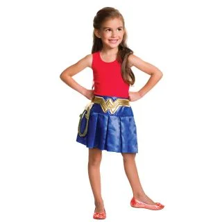 Girls Justice League Wonder Woman Pleated Skirt