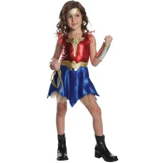 Girls Justice League Wonder Woman Dress Up Set