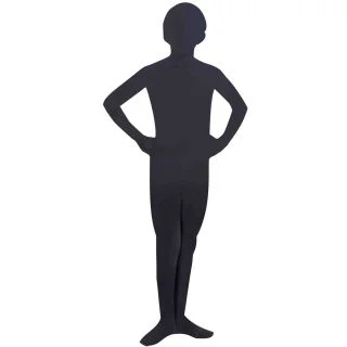 Black I'm Invisible Skin Suit for Kids
