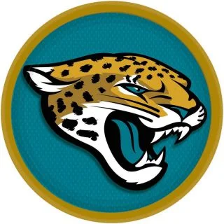 NFL Jacksonville Jaguars 9" Luncheon Plates (8 Pack)
