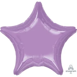 Lavender Star Mylar Balloon (each)